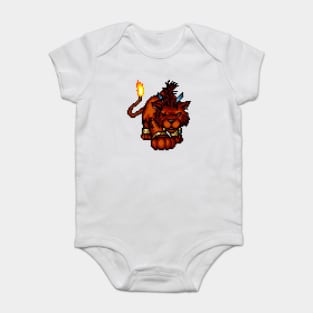 FF7 Nanaki/Red XIII Pixelart Baby Bodysuit